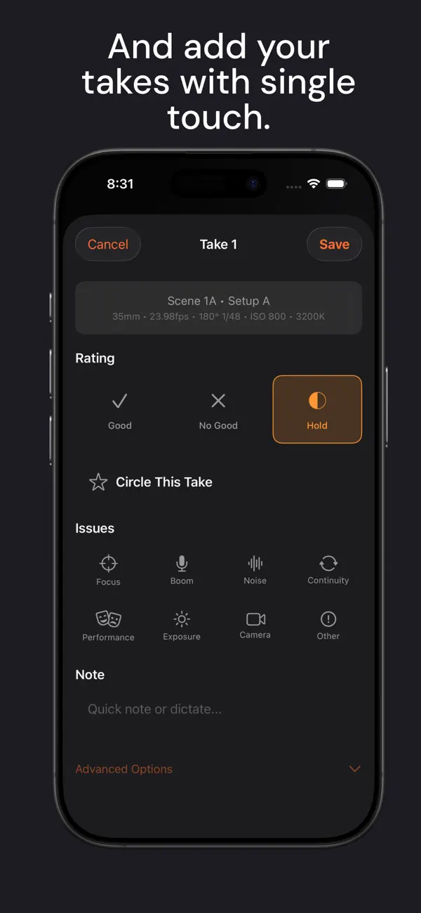 #5. Script Supervisor Lite (iOS) di: Onur Suluk