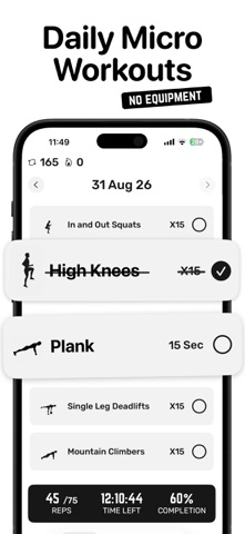 ShortReps: Exercise Snacks Screenshot 2 of 6