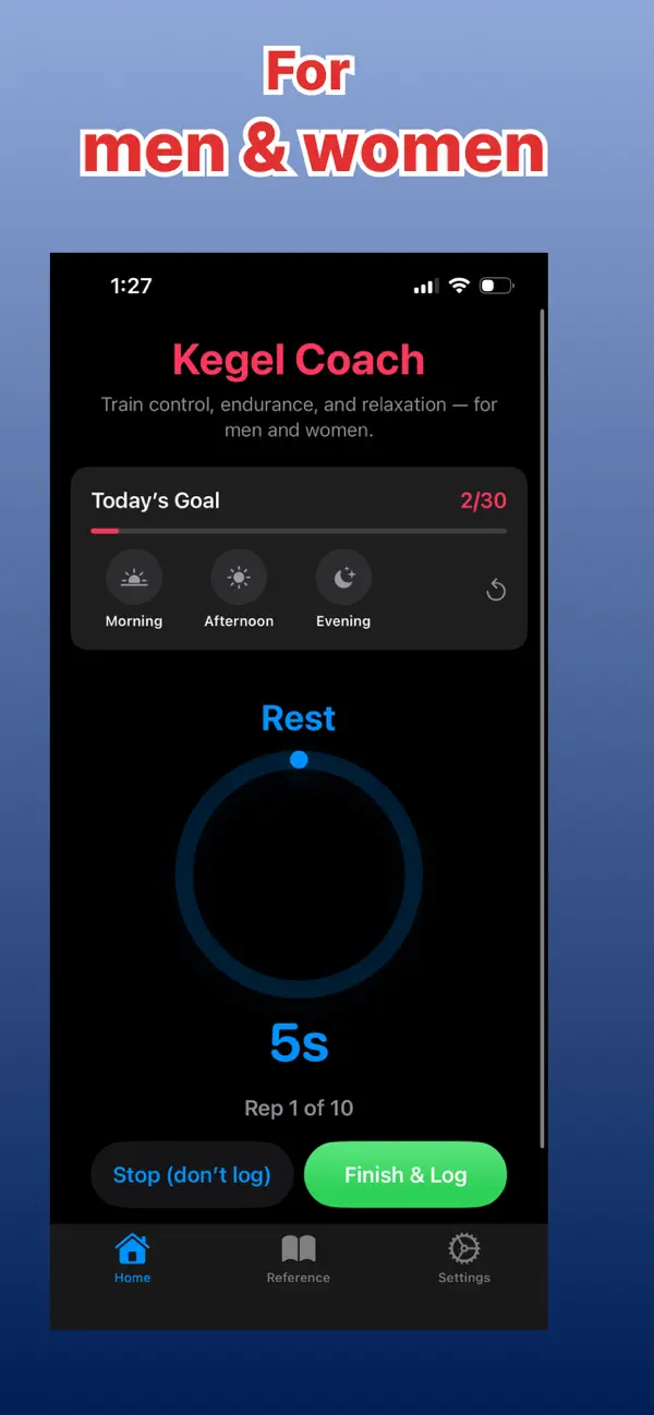 Kegel & Pelvic Floor Timer App Screenshot 5
