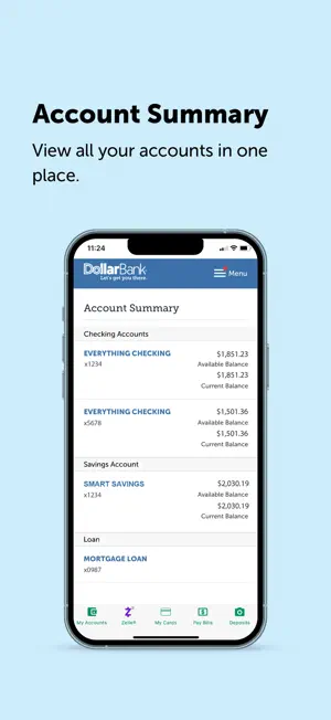 Dollar Bank Mobile App screenshot 2
