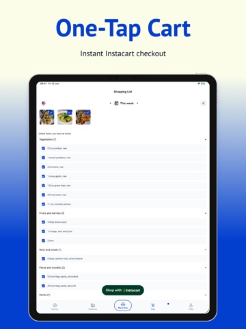 Sundae: AI Meal Planner ipad screenshot 3