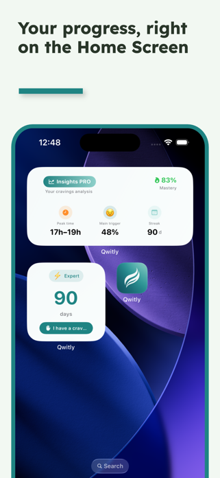 Qwitly - Quit Smoking Tracker Screenshot 2 of 7