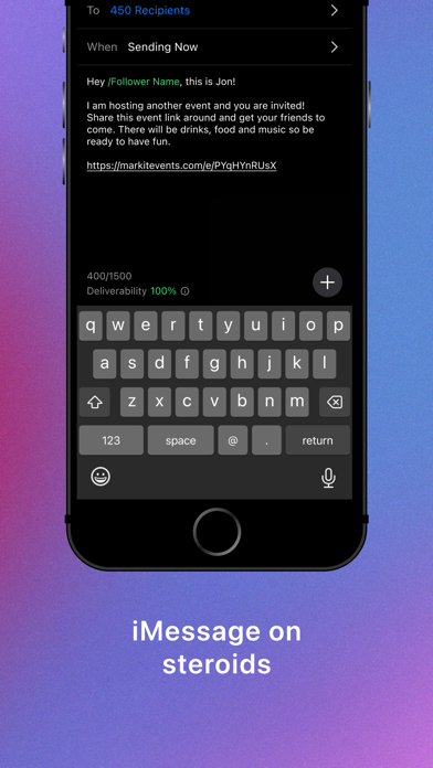 Markit AI: Text Your Audience Screenshot