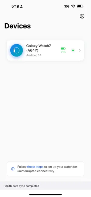 Bridge - Wear Sync screenshot 1