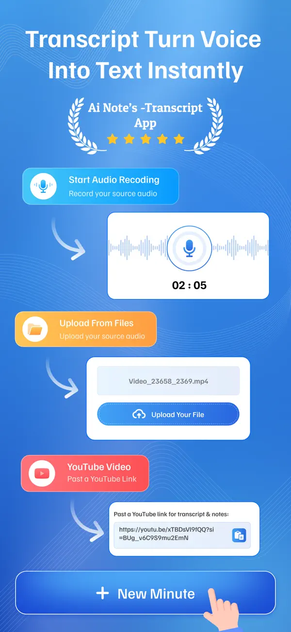 #1. AI Notes & Transcript (iOS) De: Manohar Varu