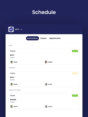 BPFIT US iPad screenshot