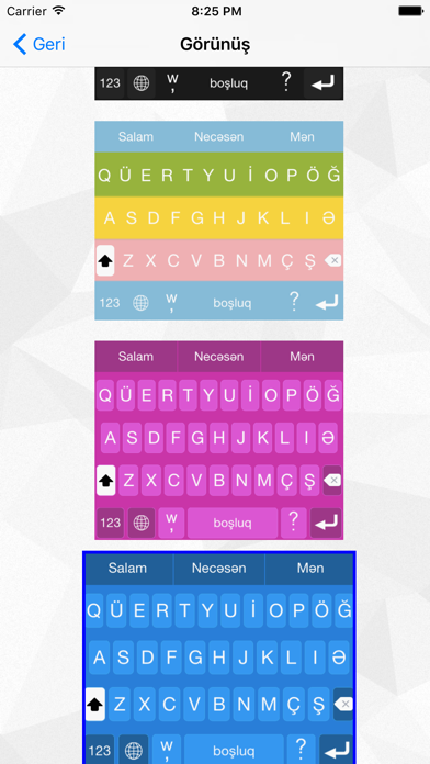 Screenshot #2 pour AZ Keyboard with autocorrect