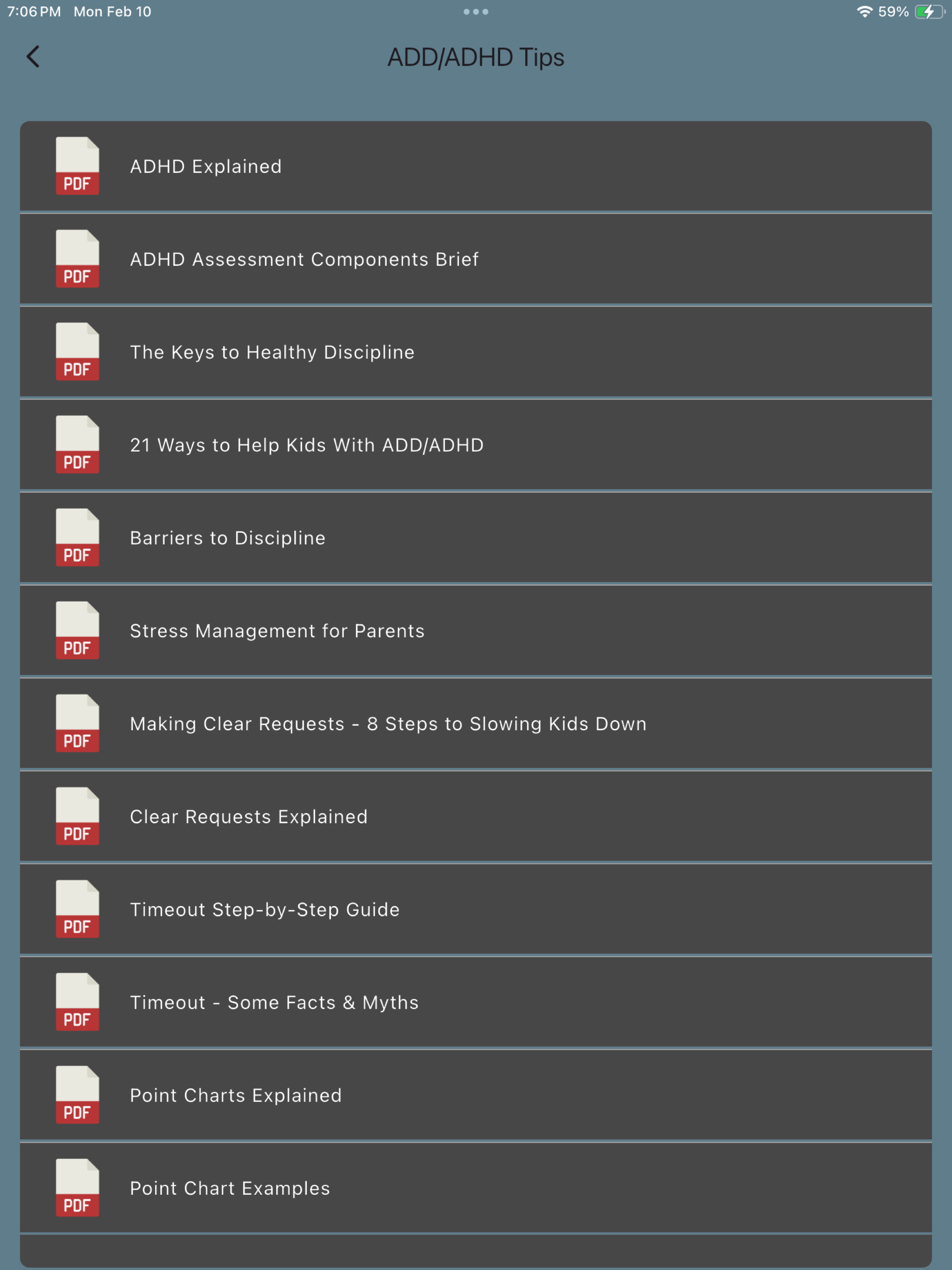 Dr. Al's Parenting Tips & Tool screenshot 8