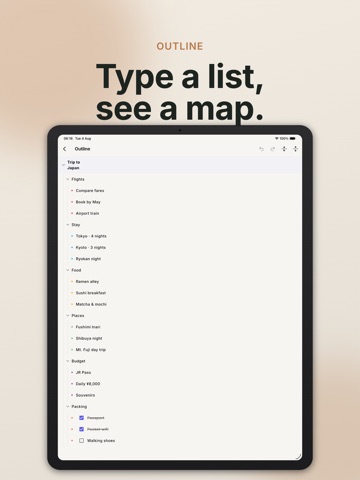 Mind Map: Smart Mind iPad screenshot