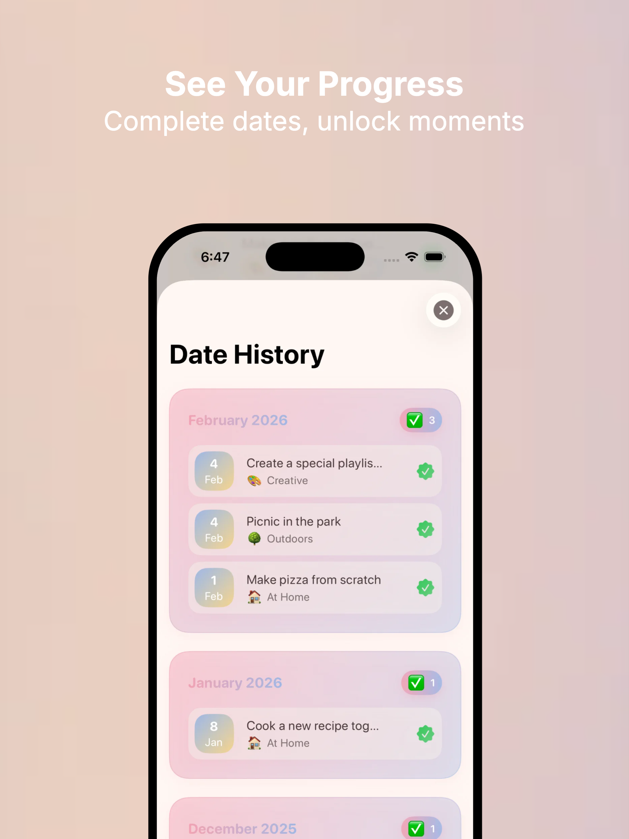 Tiny Dates: Cozy Date Ideas screenshot 10