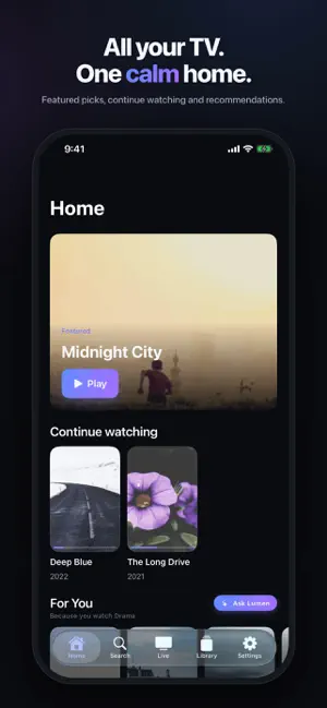 Lumen - Best IPTV Player screenshot 4