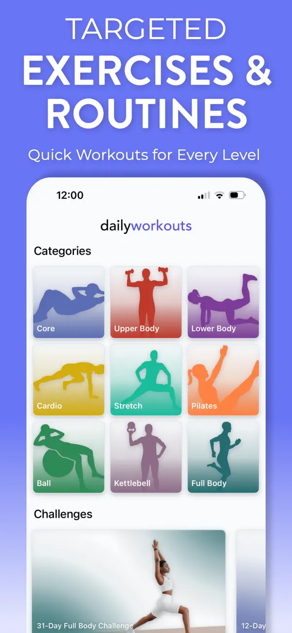 #2. Daily Workouts - Home Fitness (iOS) Door: Daily Workout Apps, LLC