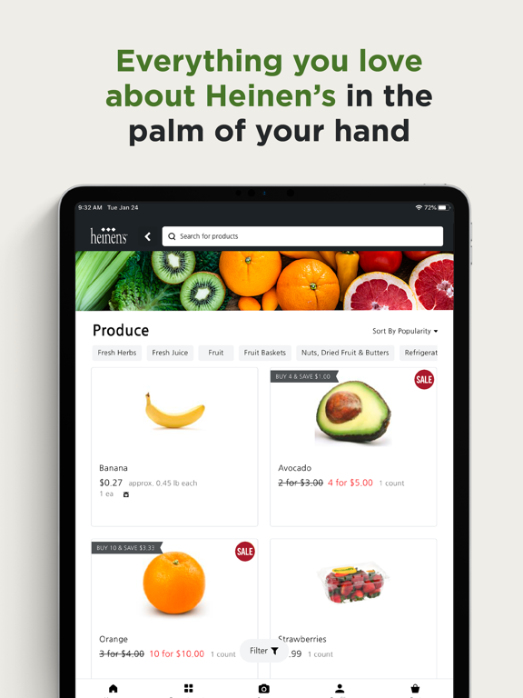 Heinens iPad screenshot 5 - Shopping app
