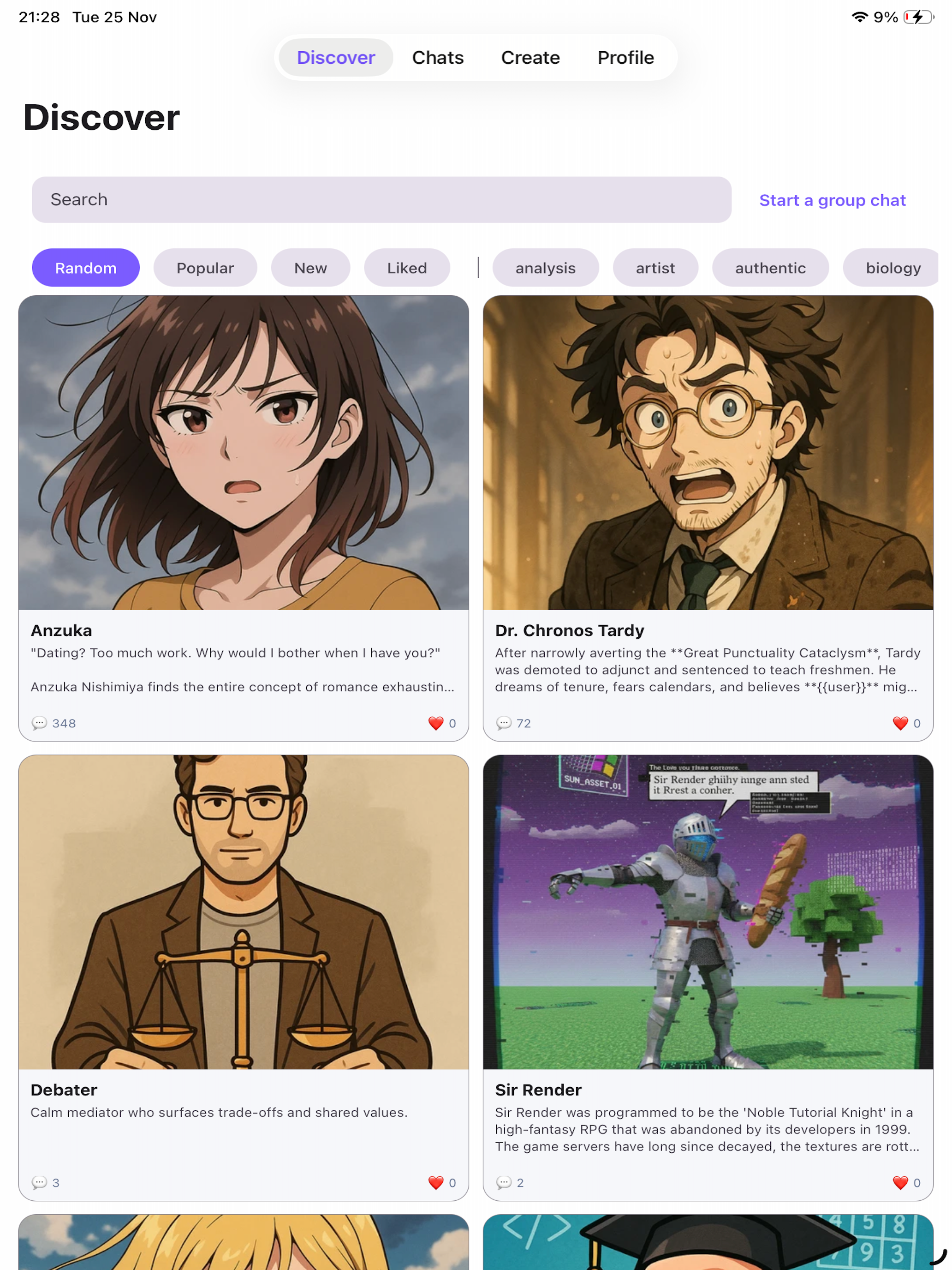 PersonalParty AI: AI Roleplay