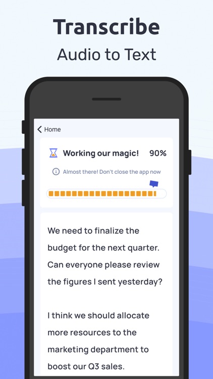 Transcriber Note Voice to Text