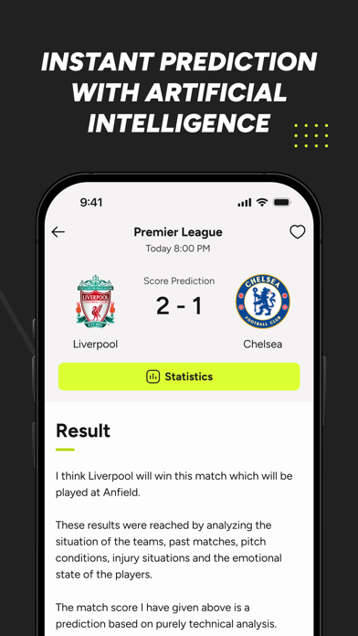 Football AI - Score Prediction Screenshot