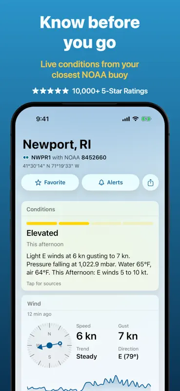 NOAA Marine Forecast: Buoycast screenshot 1 of 10