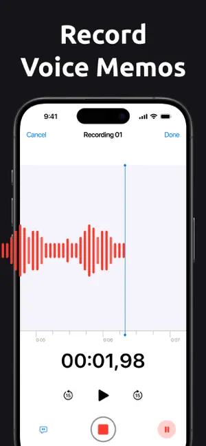 Voice Memos - Voice Recorderㅤ screenshot 1