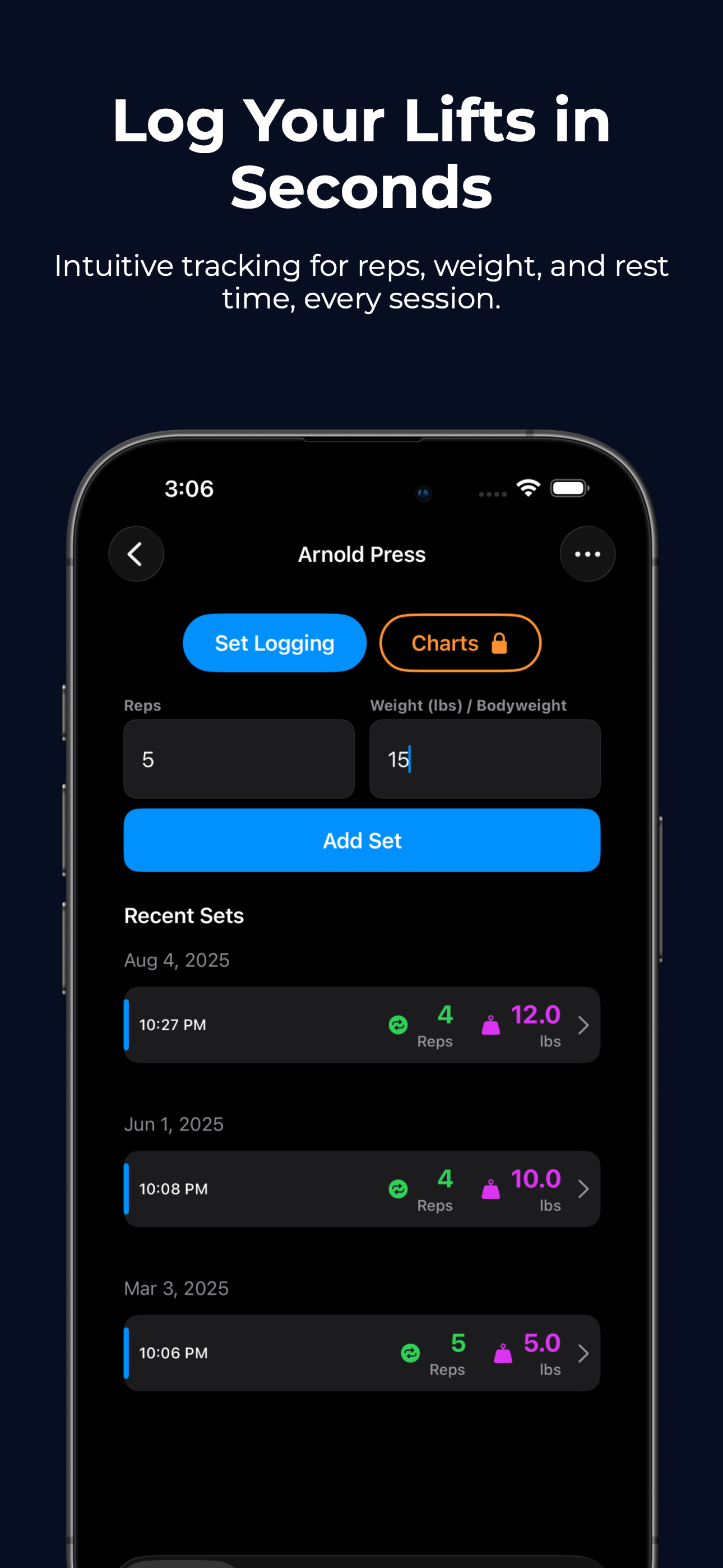 Hercules: Strength Log Tracker screenshot 3
