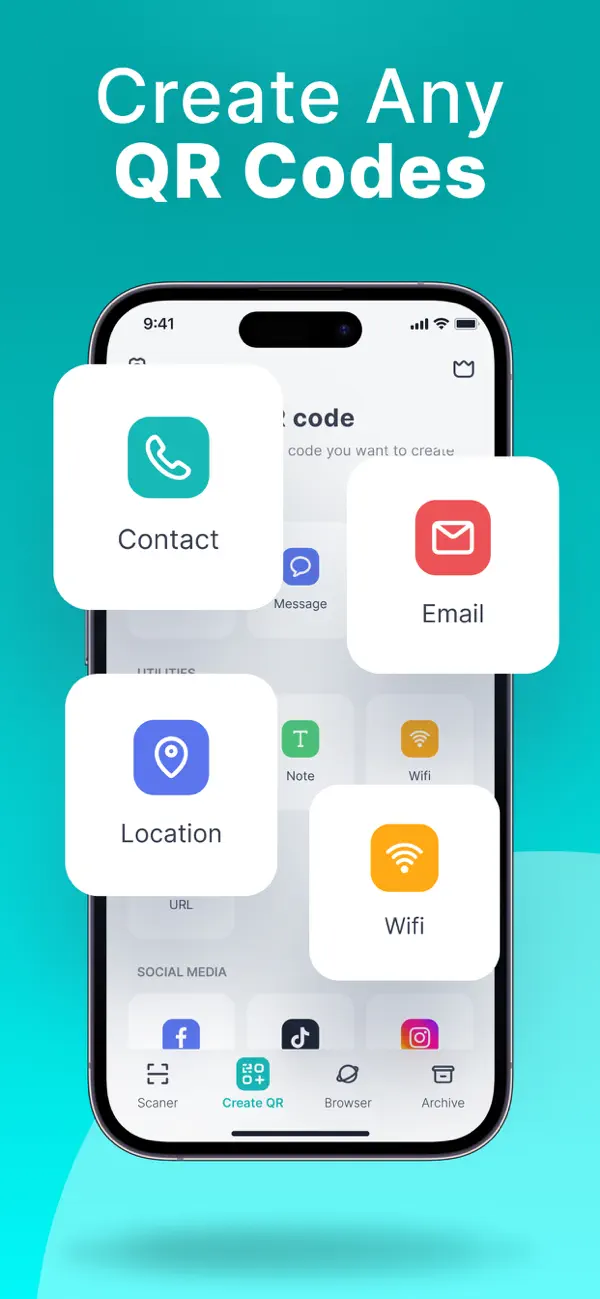 #4. QR Code Reader & Scanner・ (iOS) Podle: Hau Nguyen