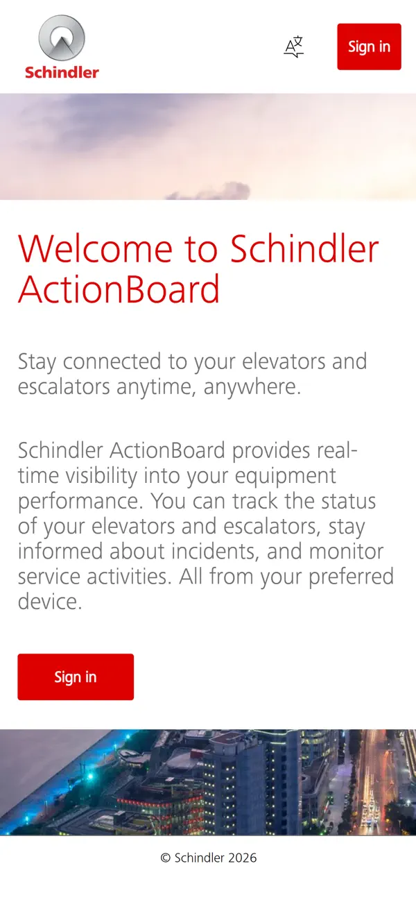 Screenshot #1 pour Schindler ActionBoard