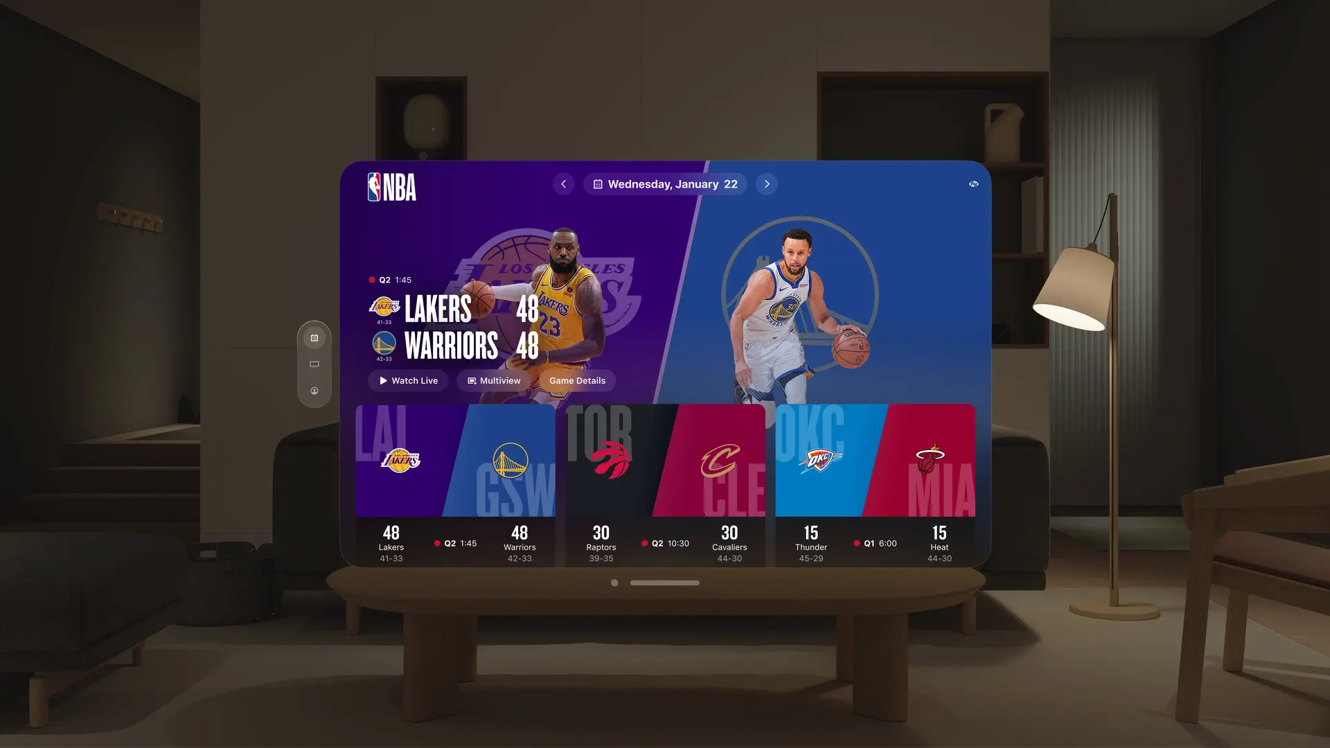 NBA: Live Games & Scores screenshot 1