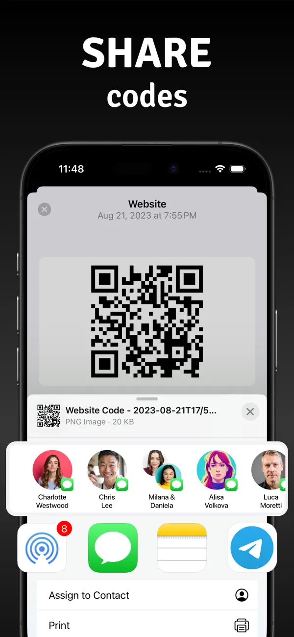 #6. QR Wizard: Code Reader & Maker (iOS) De: Ruben Nine Blanco