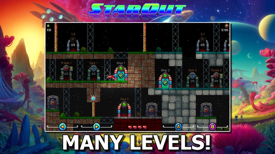 #7. StarOut | Space Adventure Game (iOS) 由: HECTOR GAUCHIA SAFONT