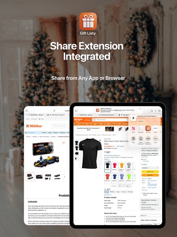 GiftListy - Wish List & Gifts iPad screenshot