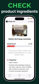 Ingredient Checker ScanAI screenshot