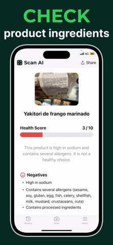 Ingredient Checker ScanAI Screenshot 2 of 9