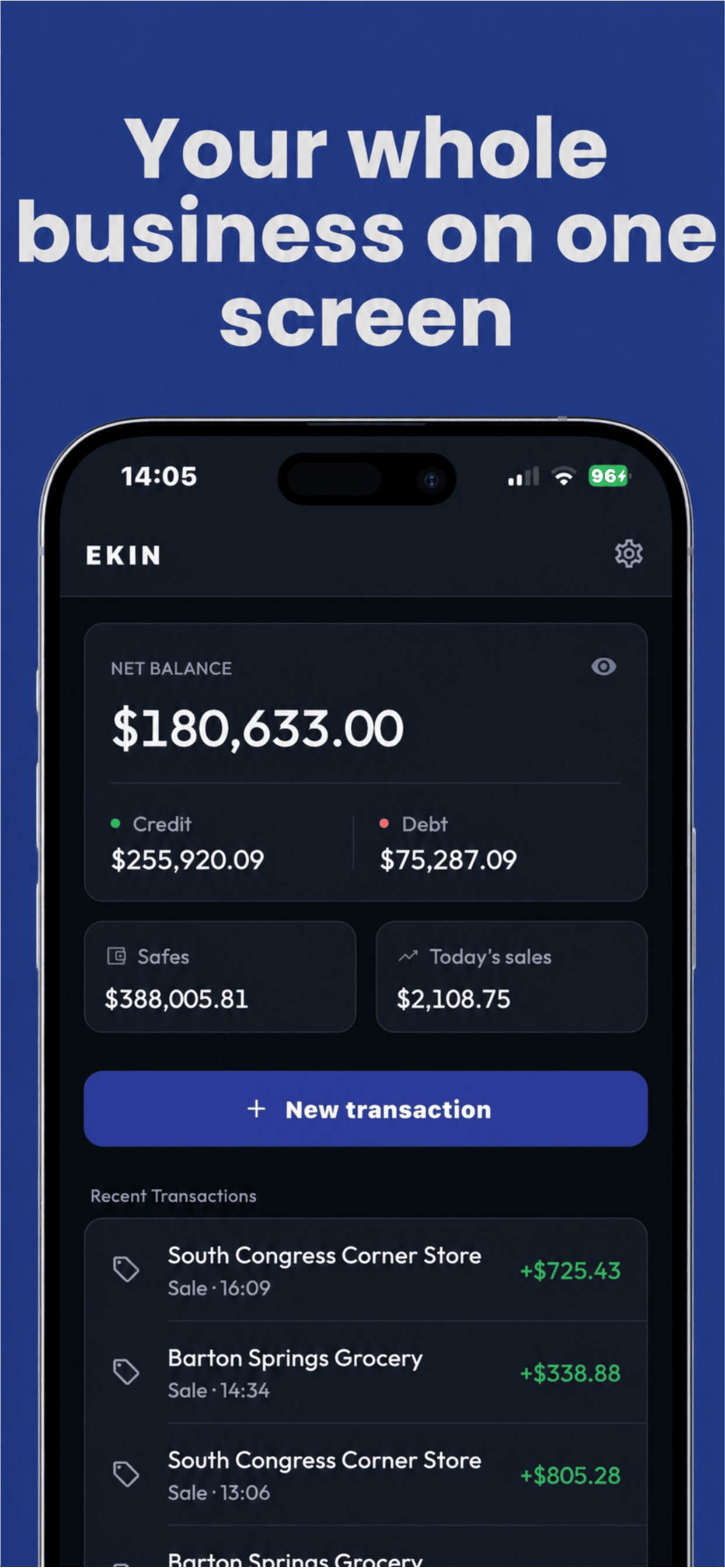 Screenshot 1 of Ekin - Inventory & Ledger