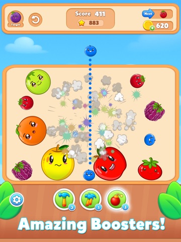 Fruit Match Juicy Drop Merge iPad screenshot
