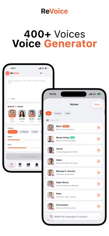 Revoice - AI Voice Tools iPhone screenshot