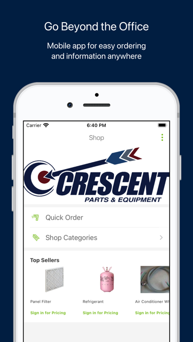 Crescent Parts & Equipment Screenshot