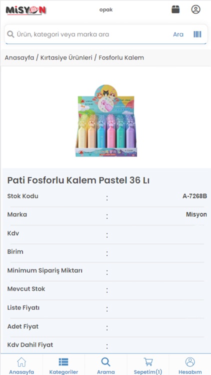 Misyon Kırtasiye B2B