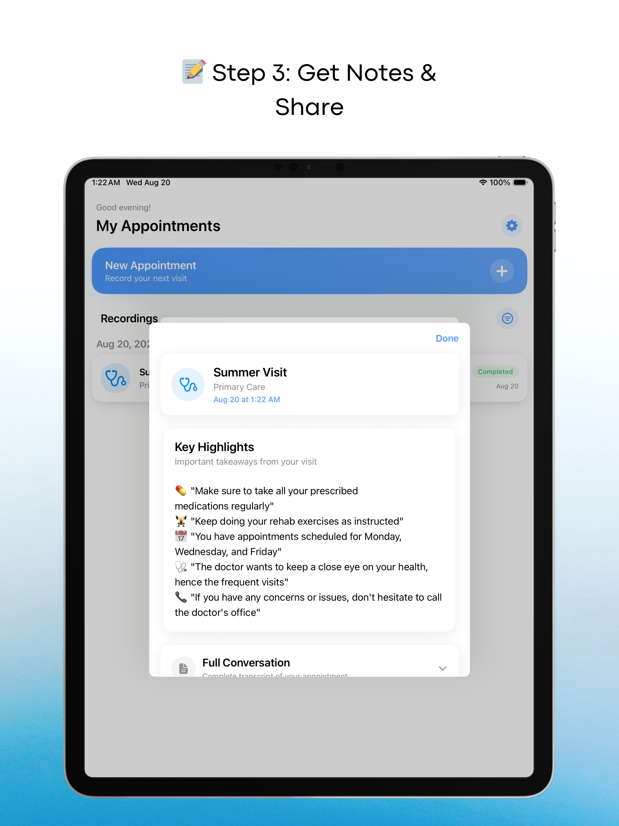 Olia Health App screenshot 8