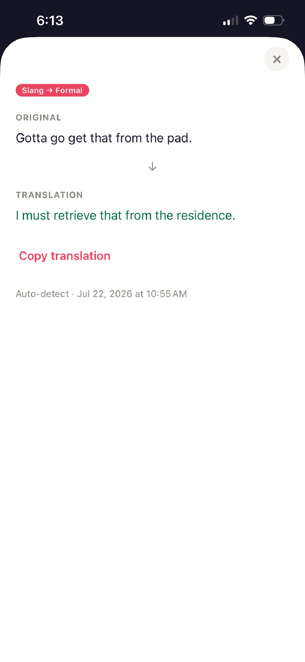 LingualShift: Language Shifter screenshot 2