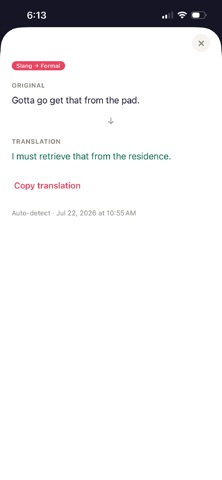 LingualShift: Language Shifter iPhone screenshot