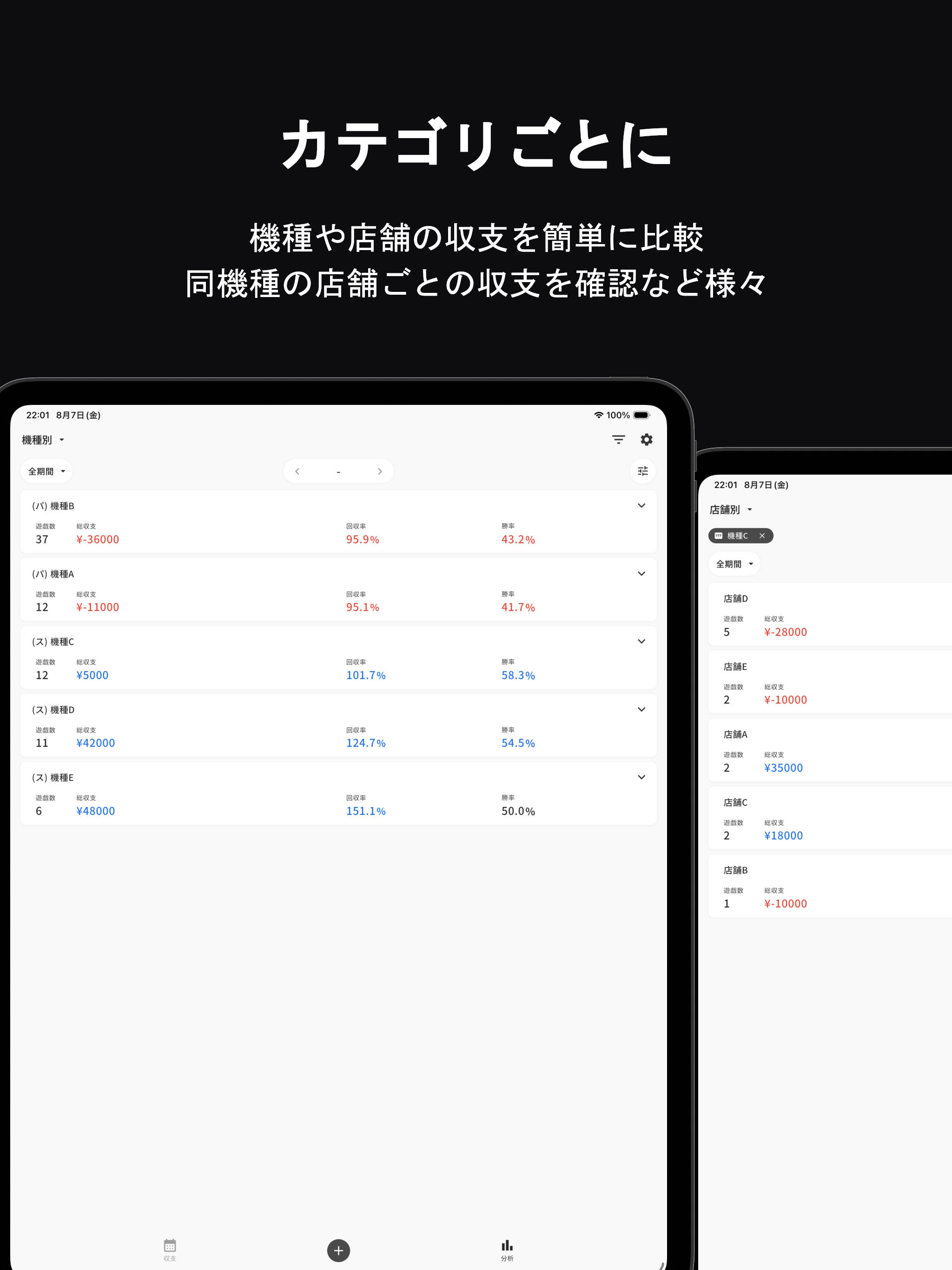 パチンコ・パチスロ収支管理＆グラフ分析 - PSDB screenshot 10
