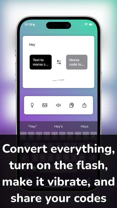 Morse Code Translator, Trainer Screenshot