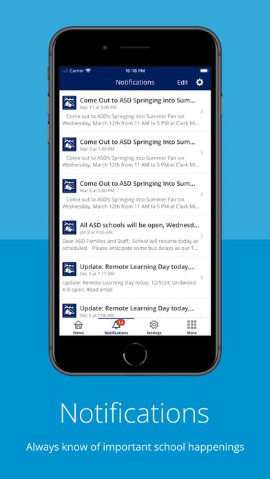 Anchorage School District Screenshot