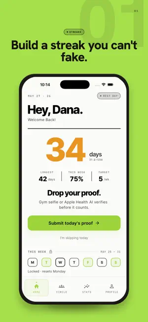 GymProof - Build Consistency screenshot 1