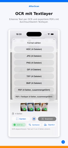 AfterScan PDF Scanner screenshot