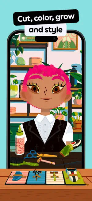 Toca Boca Hair Salon 4 iPhone screenshot 2