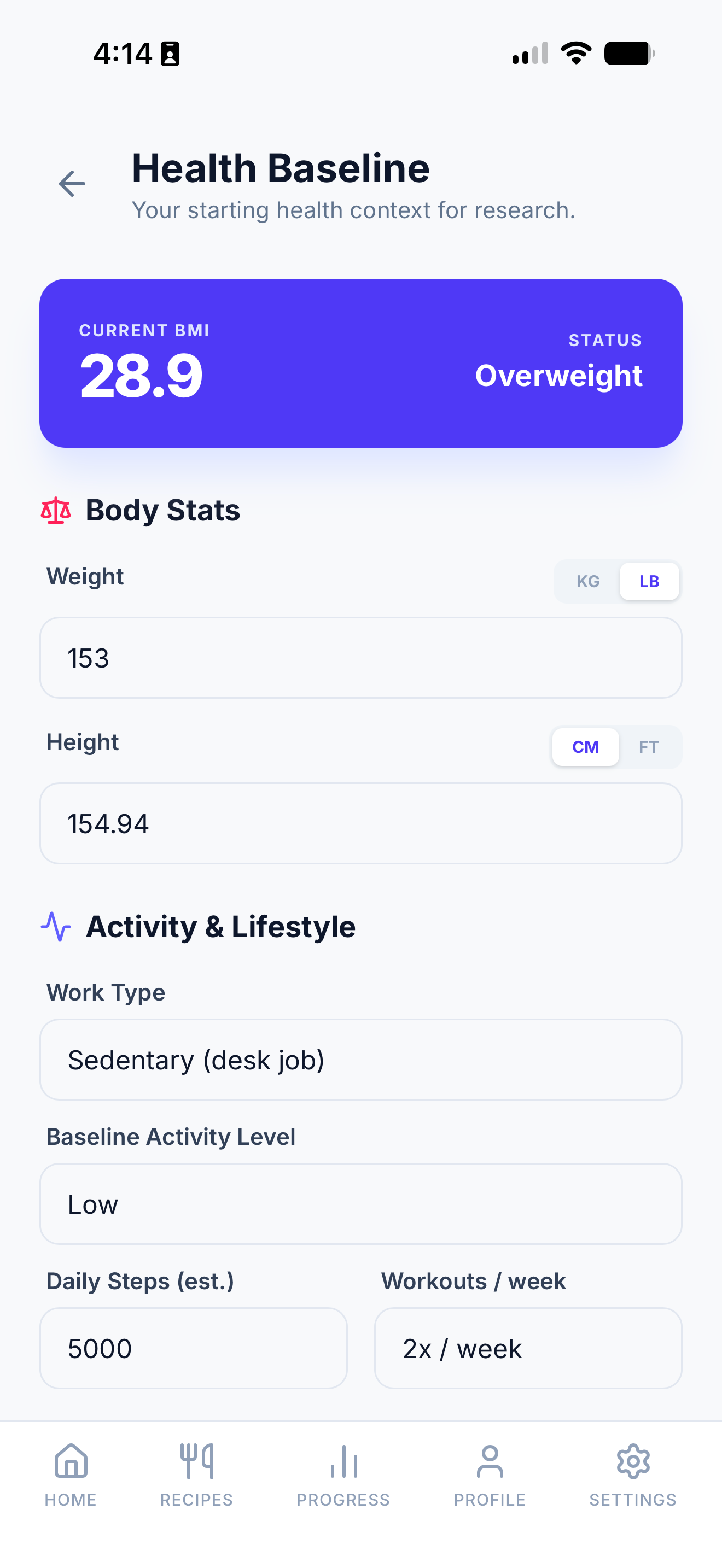 Clarity: Health N=1 screenshot 3
