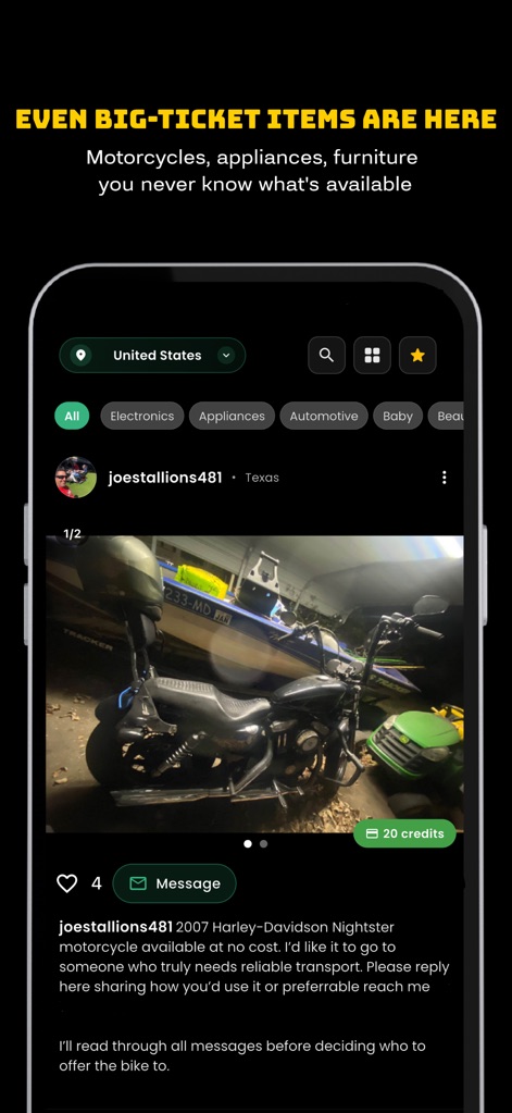Local Giveaways - Leavit - App de Compras | MWM
