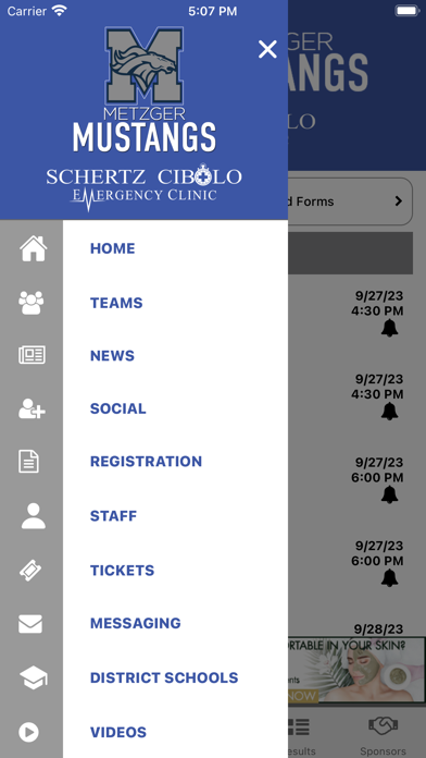 Judson ISD Athletics Screenshot
