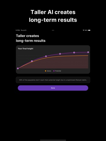 TallerAI - Maximize Height iPad screenshot