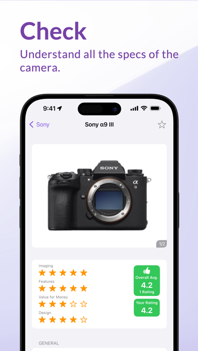 Screenshot #3 pour Camerapedia: Gear Companion